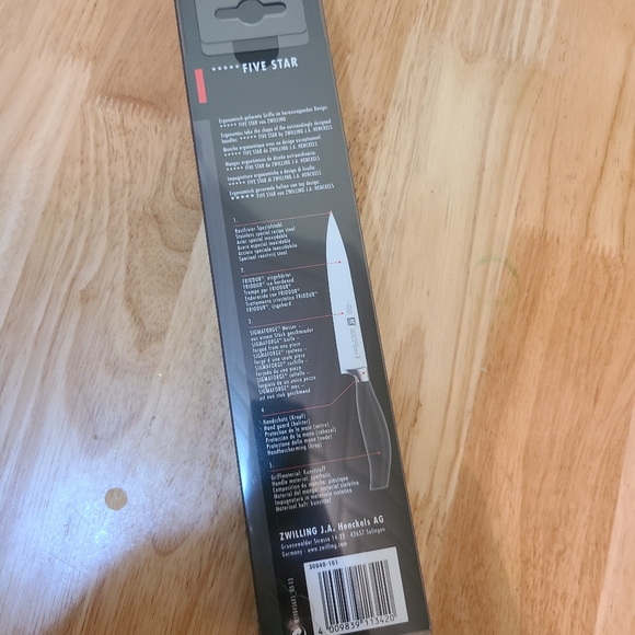 Zwilling J.A. Henckels Five Star 4 Inch Paring  Knife - Picture 3 of 4